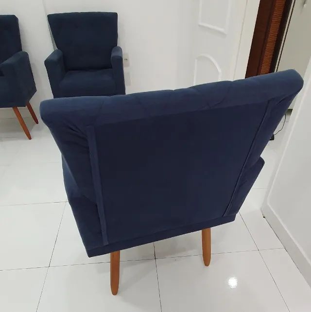 2 Poltronas azuis  - Foto 4