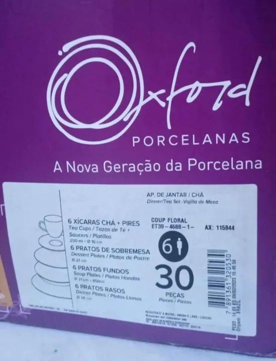 Jogo de Chá com Flores - Novo! - Foto 6