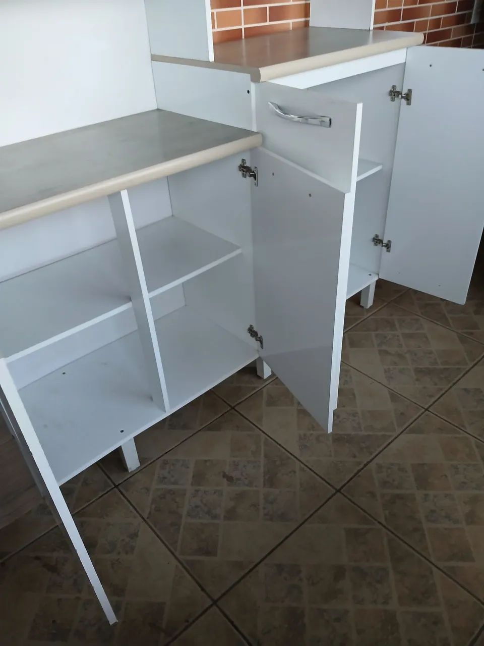 Armário de Cozinha Completo - Branco - Foto 3