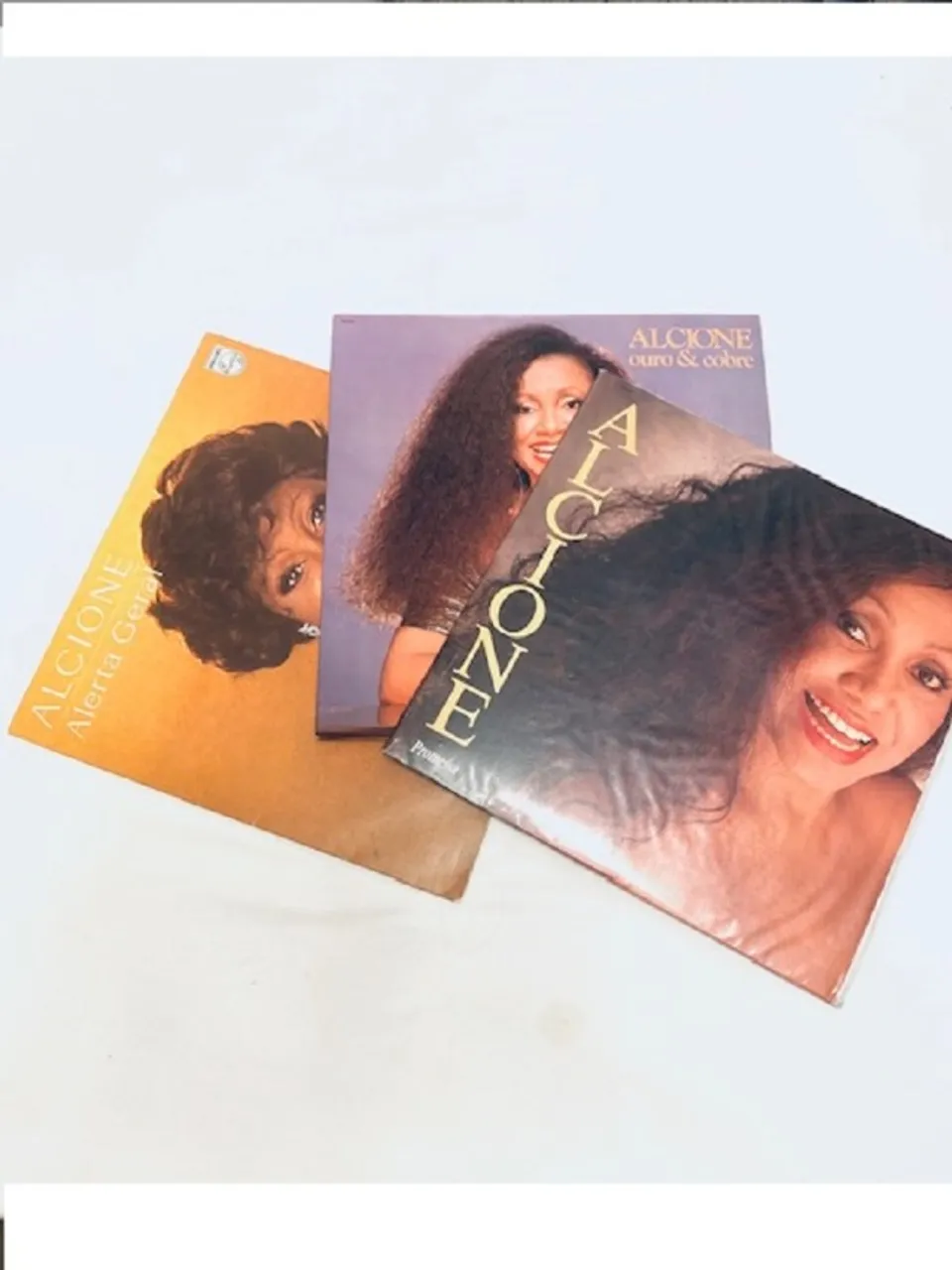 COLEÇÃO 3 LPs VINIL ALCIONE RARIDADE
