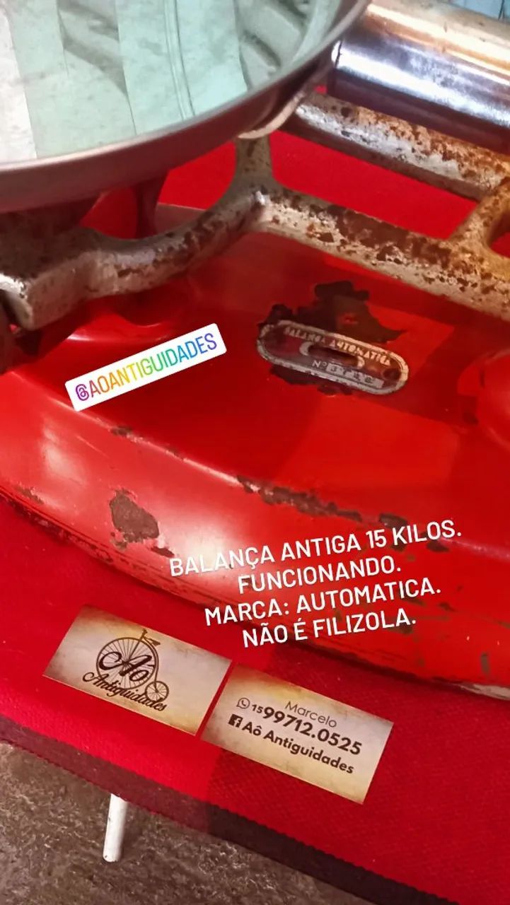 Balança antiga  - Foto 4