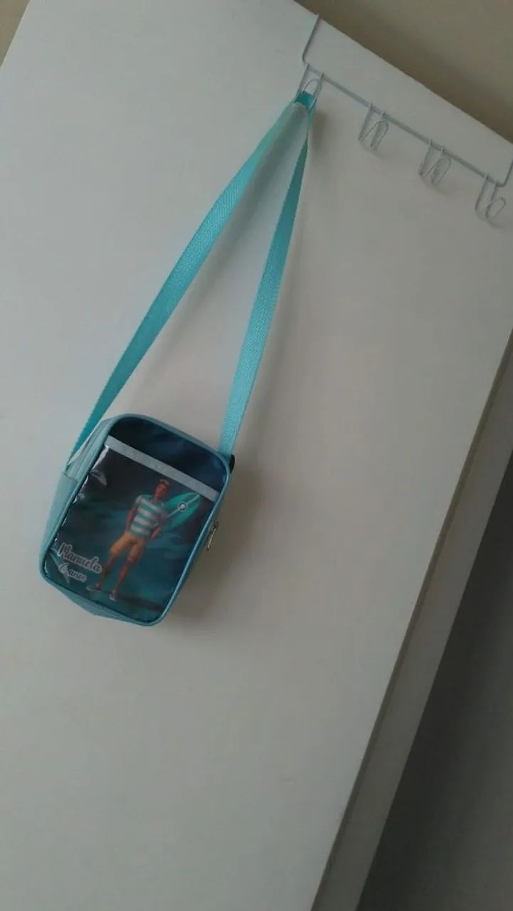 Bolsa de Ombro Infantil - Manuela  - Azul