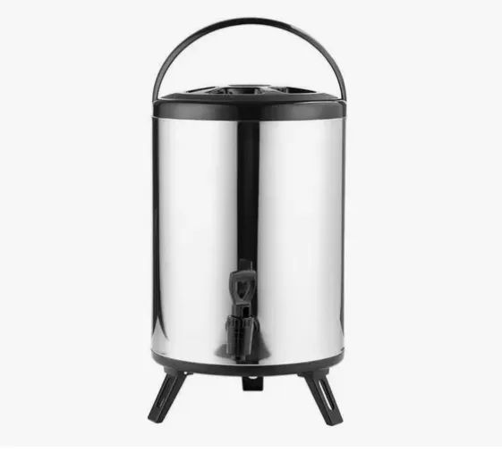 Garrafa Botijão Bebedouro Inox Térmico 6 Litro Café Chá Água Garrafão Buffet