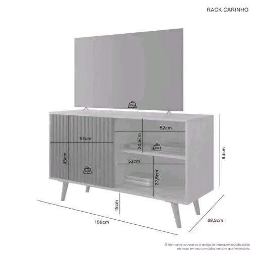 Rack Carinho até 43 tt C98 - Foto 3