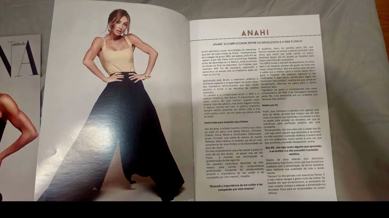 Revistas exclusivas Anahi e RBD - Foto 4