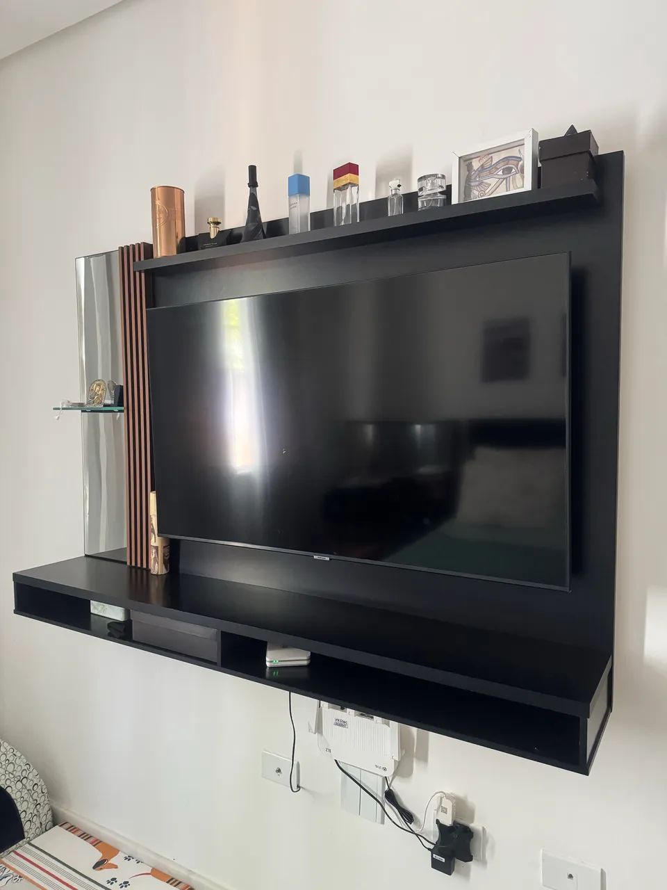 Painel para TV preto  - Foto 2