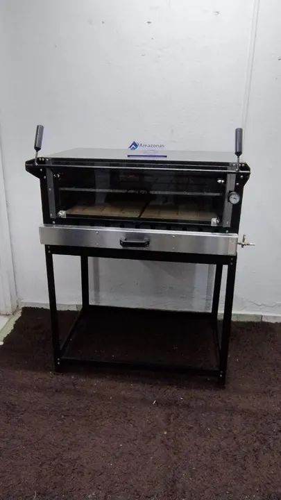 Forno industrial com pedra a gás 