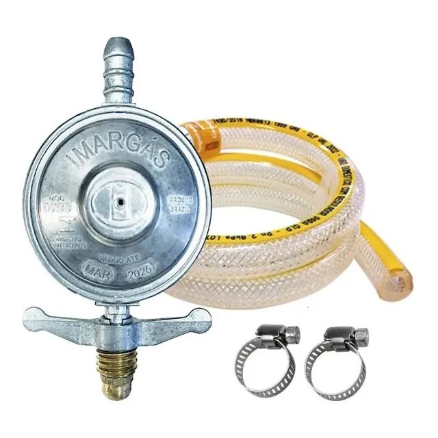 Kit Mangueira Baixa Pressão 1kg 1,20 Mangueira + 2 Braçadeiras