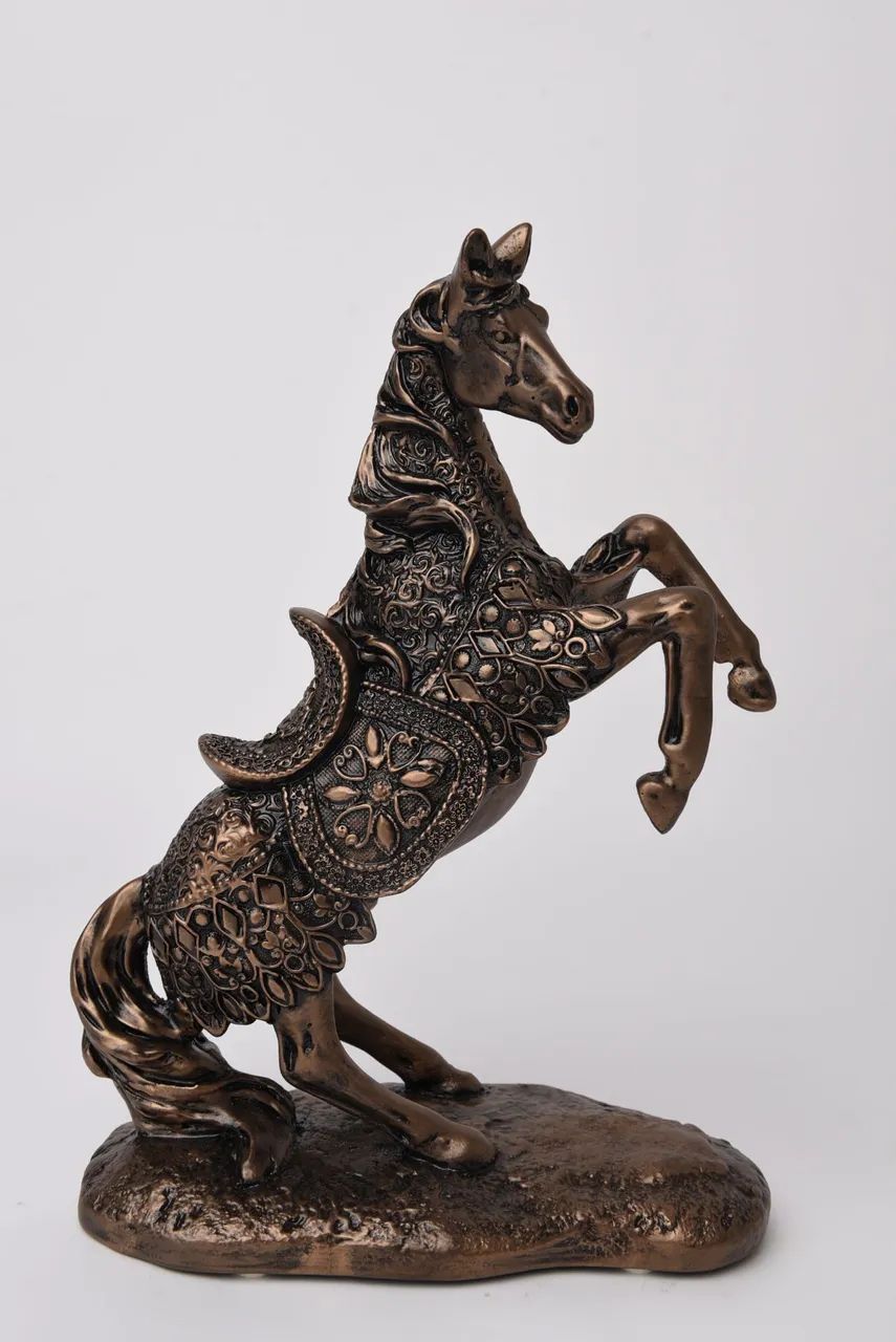 Escultura de Cavalo em Polinésia estruturada  Detalhada - Foto 3