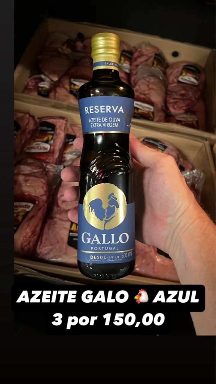Azeite Gallo Azul - 3 por R$ 150,00
