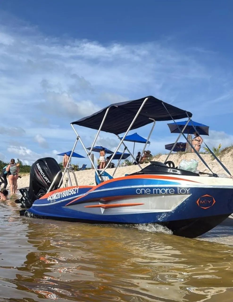 Lancha Xspeed motor mercury 40 HP 4 tempos - Foto 2