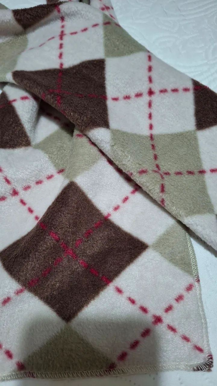 Cachecol Feminino de Inverno - Estilo Argyle - Foto 3
