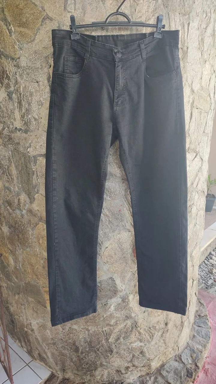 Calça Jeans Preta - Masculina