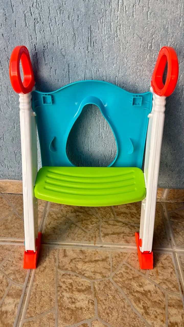 Assento Redutor Com Escada Azul Buba - Foto 2