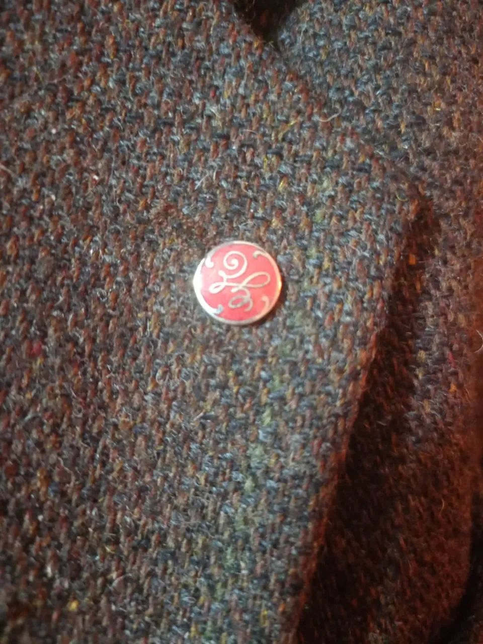 Pin antigo esmaltado ferrovia general eletric 