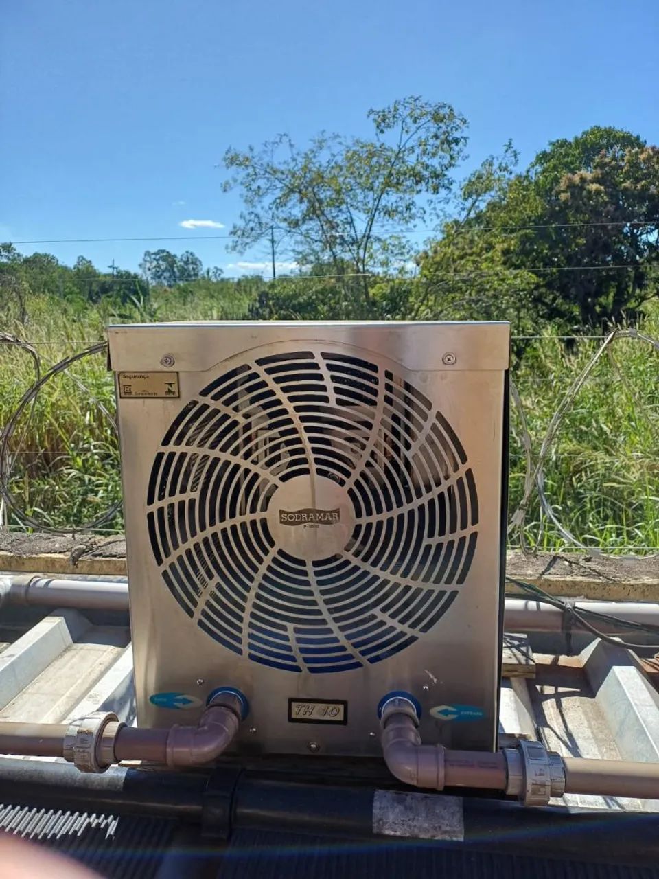 Trocador de Calor Sodramar TH-10 + Painel Digital - Novos | Conjunto R$ 8.950 