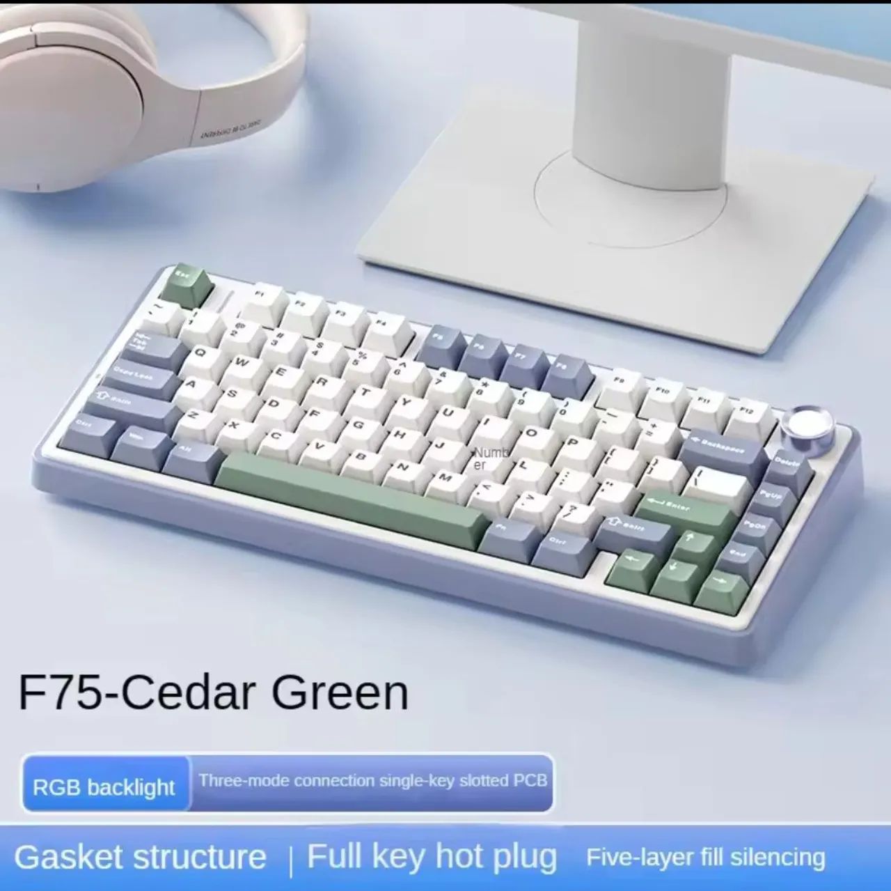 Teclado aula F75 - Foto 4