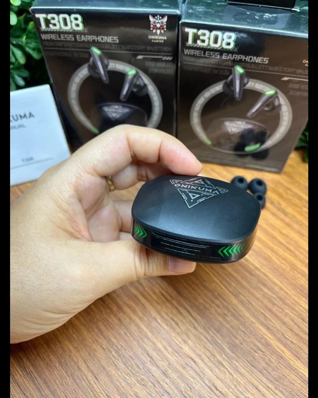 ONIKUMA T308: Fones de Ouvido TWS para Jogos - Som Imersivo e Controle por Toque - Foto 4