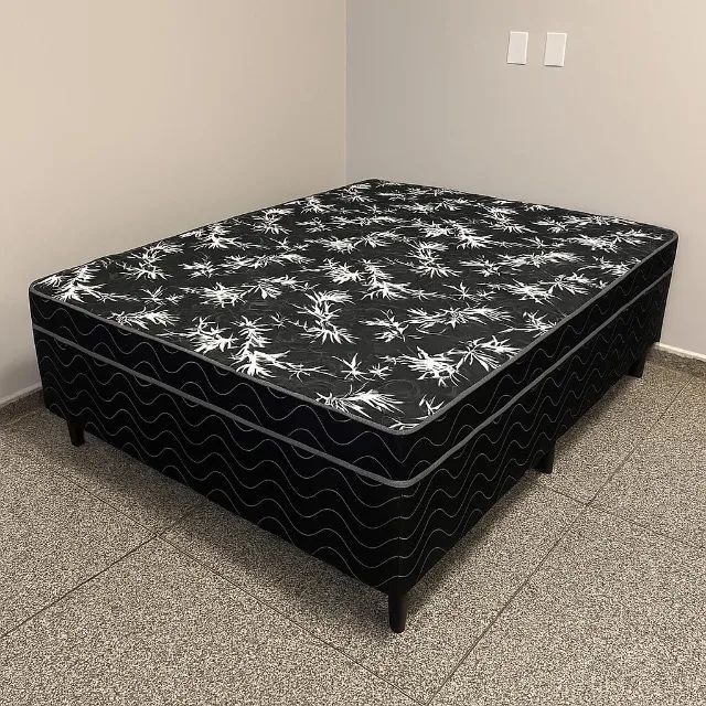 Conjunto De Casal Cama / Colchão Completa , NOVA