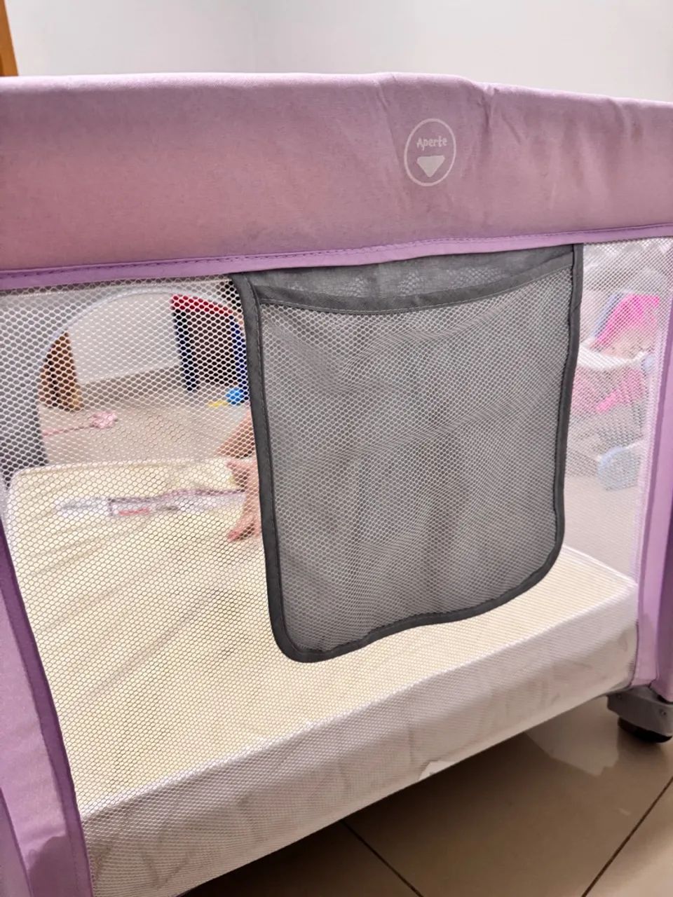 Cercado bercinho, acompanha colchão , NOVÍSSIMO, usado poucas vezes - Foto 3