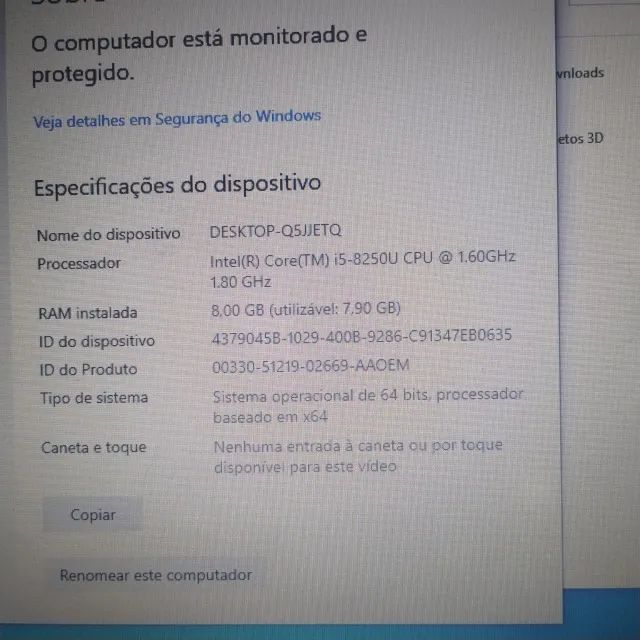 Notebook hp i5 de oitava com ssd (rapido) - Foto 2