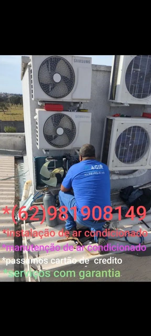 Ar condicionado instalação e manutenção 
