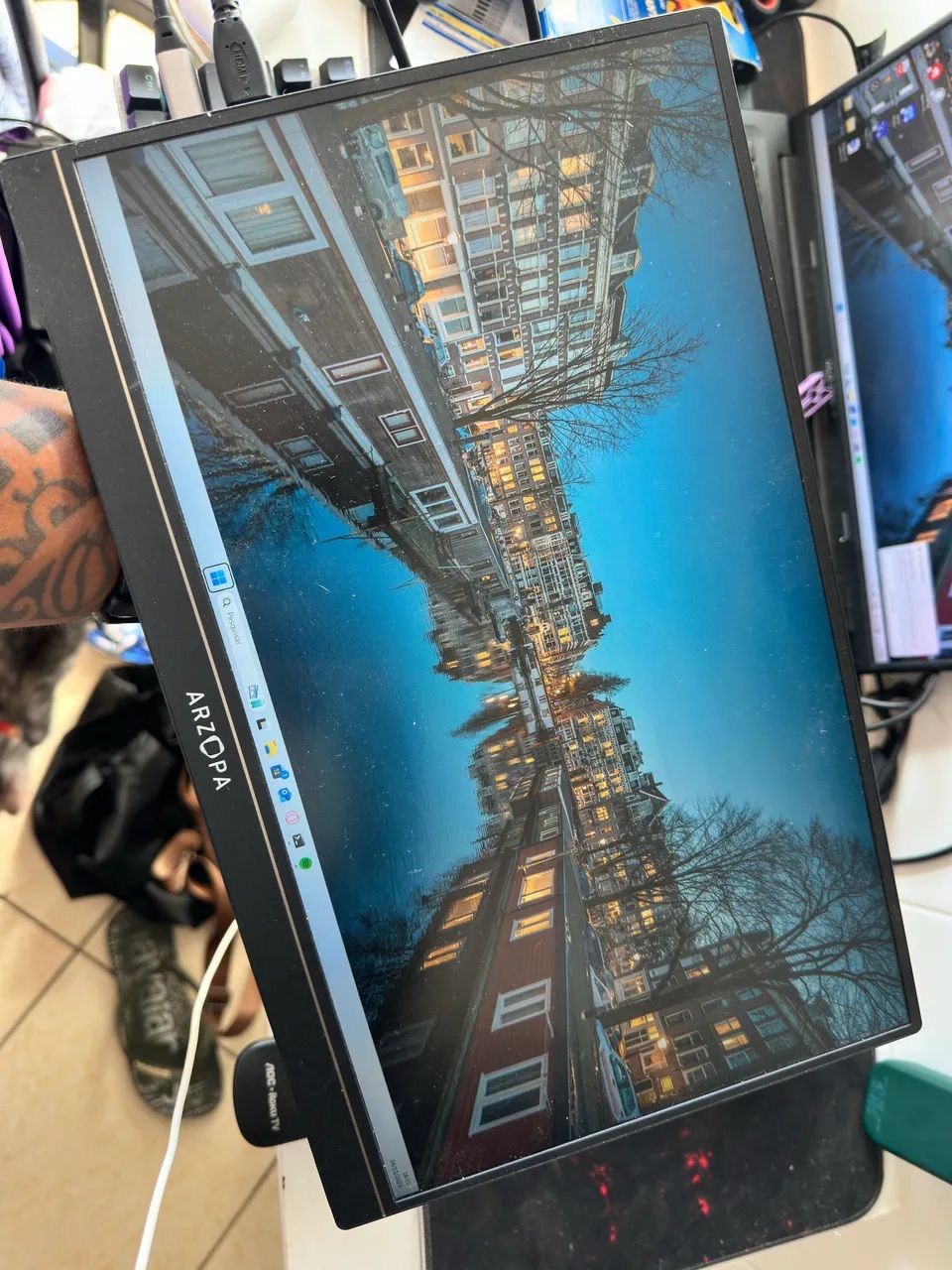 Monitor portátil azorpa 15.6 144hz - Foto 5