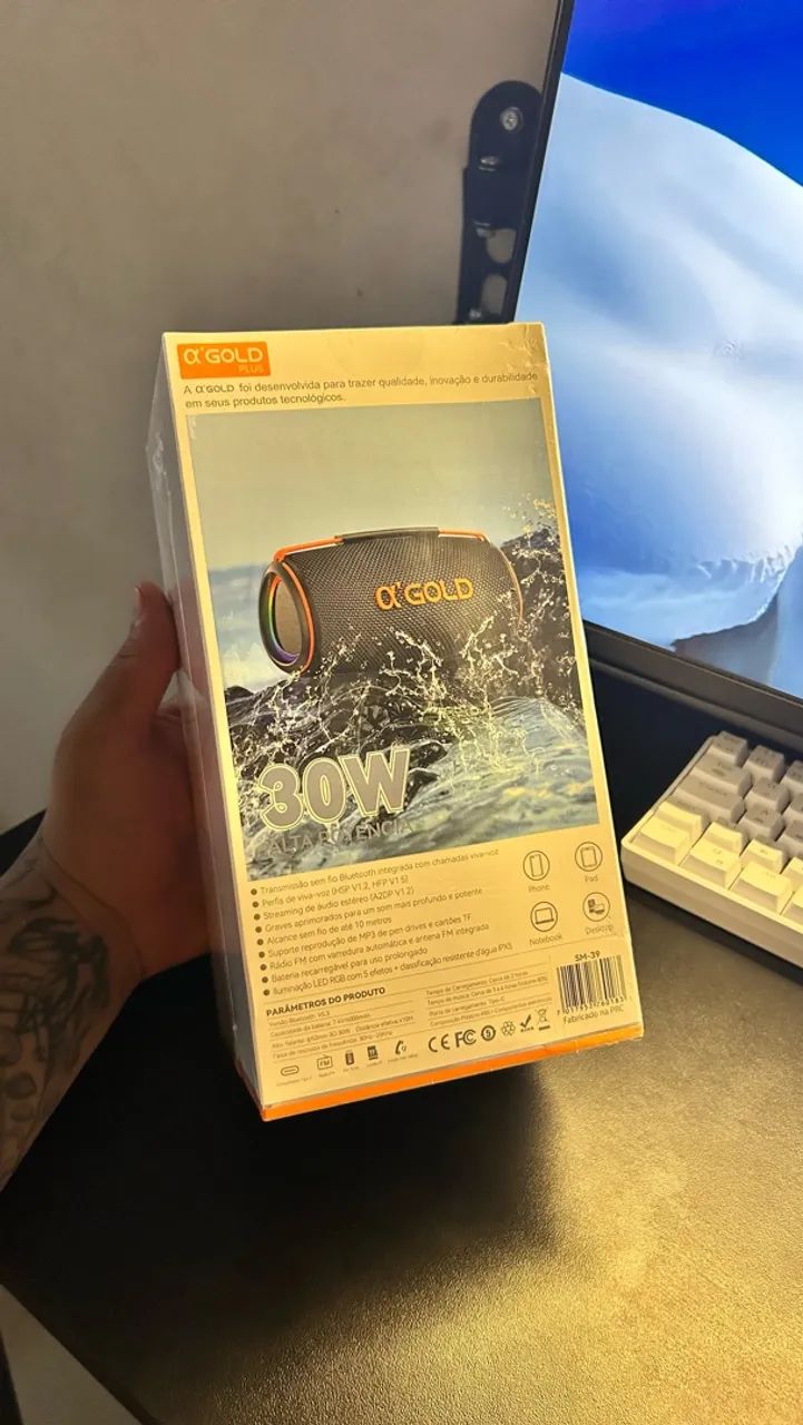 CAIXA DE SOM PORTÁTIL 30W - Foto 3
