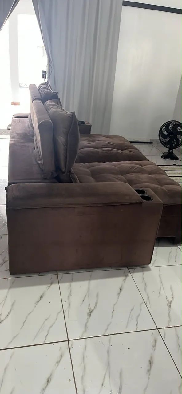 Sofá retrátil seminovo  - Foto 2