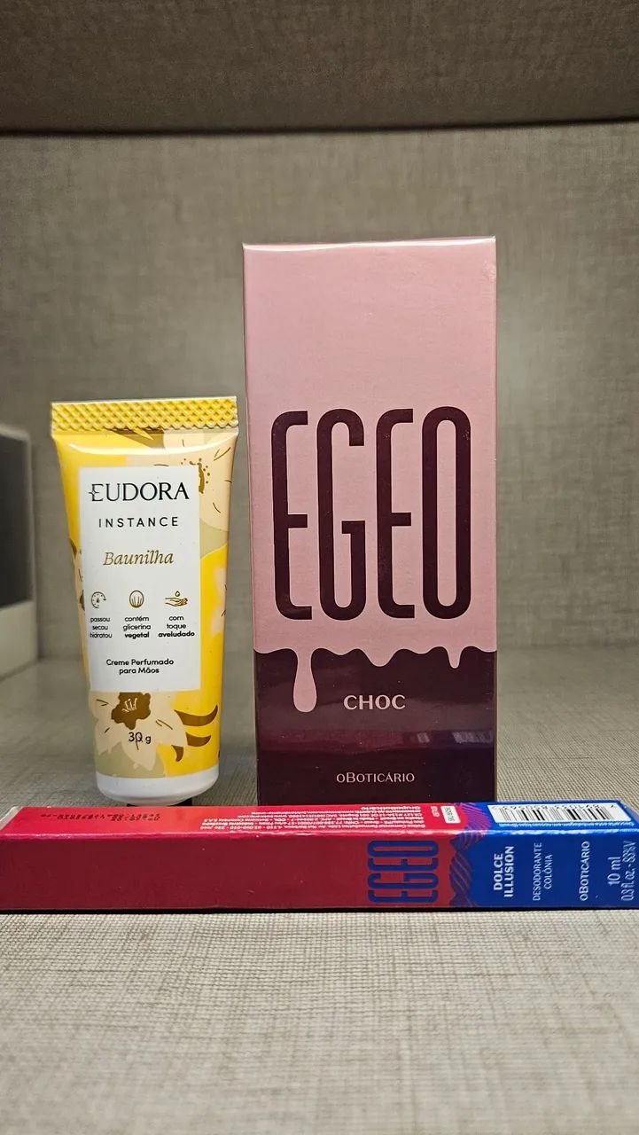 Egeo Choc 90ml + Egeo Dolce Illusion 10ml + Creme de mãos Baunilha 30g  - Foto 2