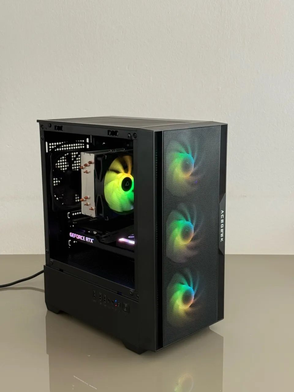 PC Gamer Ryzen 7 5700X3D / RTX 3060 Ti - Computadores e Desktops