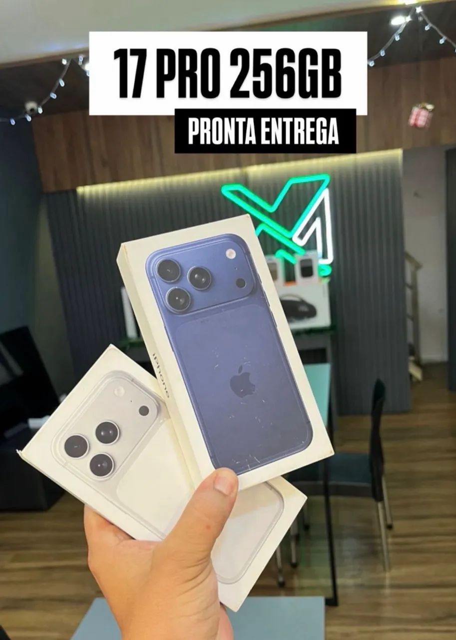 iPhone 17 pro 256g novo oferta da semana 