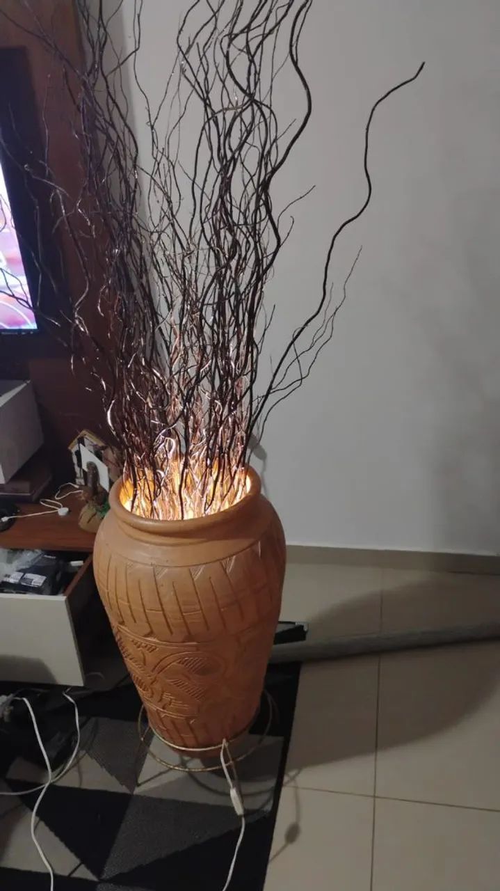 Jarro decoração  pode colocar lâmpada dentro - Foto 2
