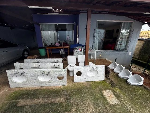 Lote Completo de Equipamentos de Banheiro (Celite, Docol, Granito)