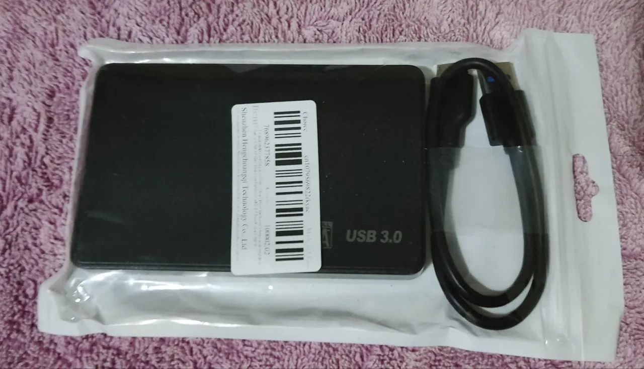 HD externo de 1TB USB 3.0 tipo case