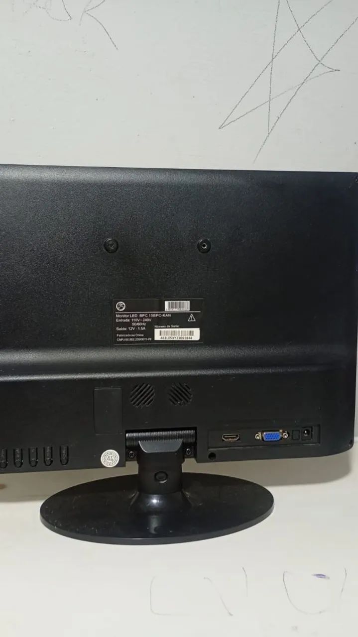 Vendo monitor 15 polegadas 60 hz  - Foto 3