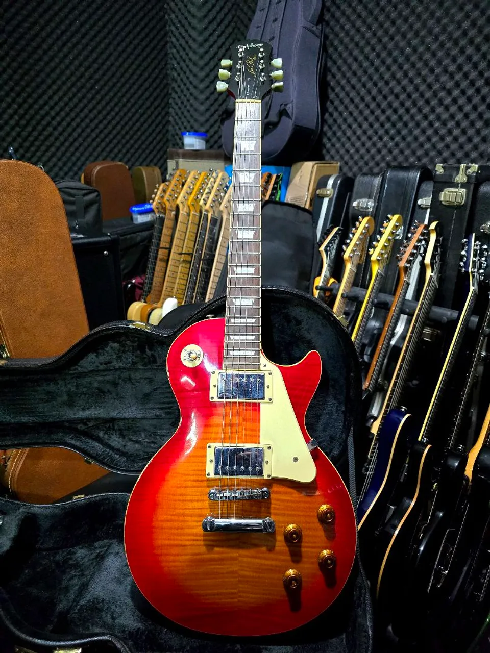 epiphone les paul standard plus top pro
