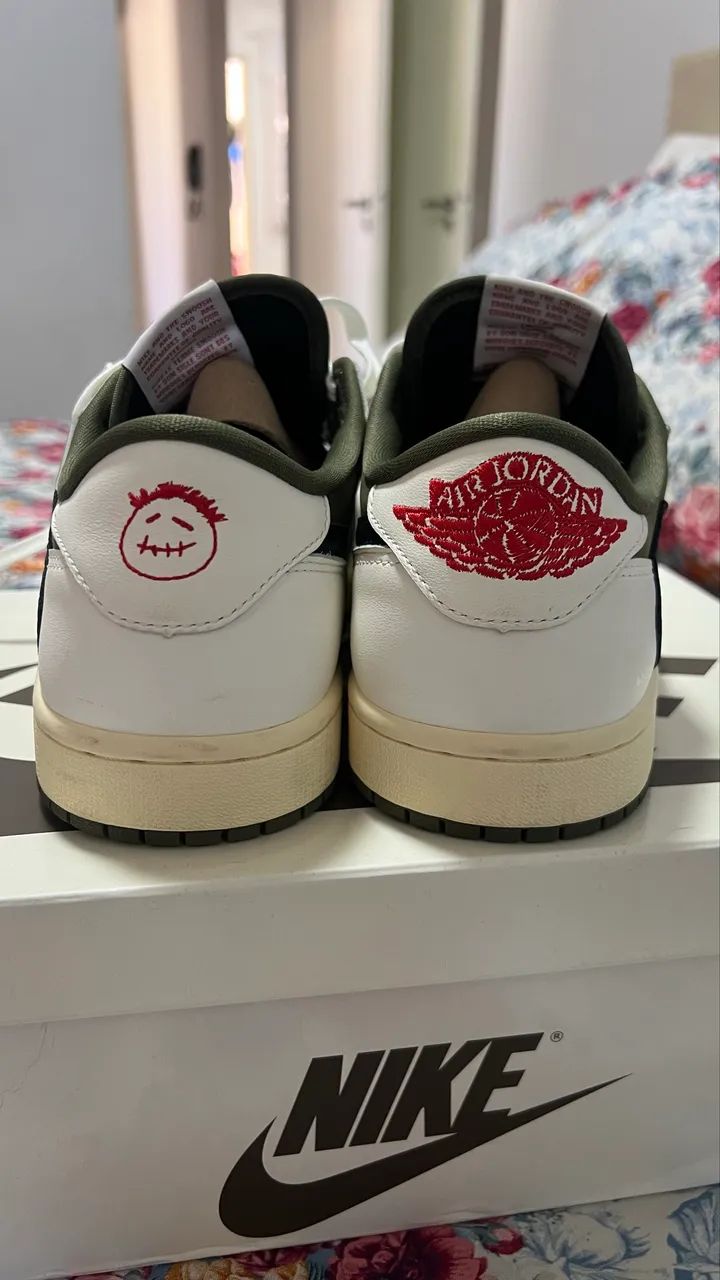 Nike air Jordan 1 Travis Scott Olive Green - Foto 4