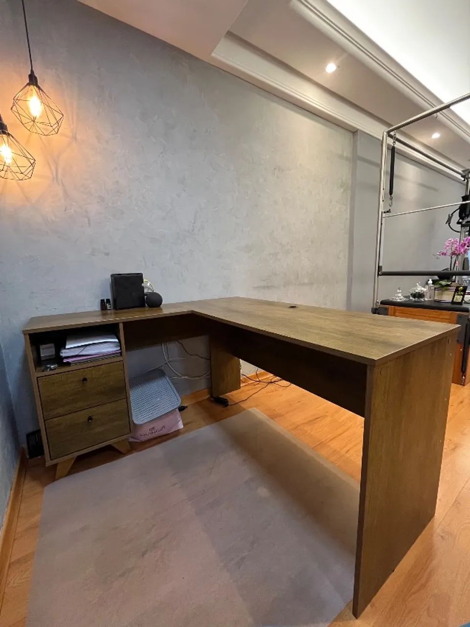 Mesa de trabalho em L - Foto 2