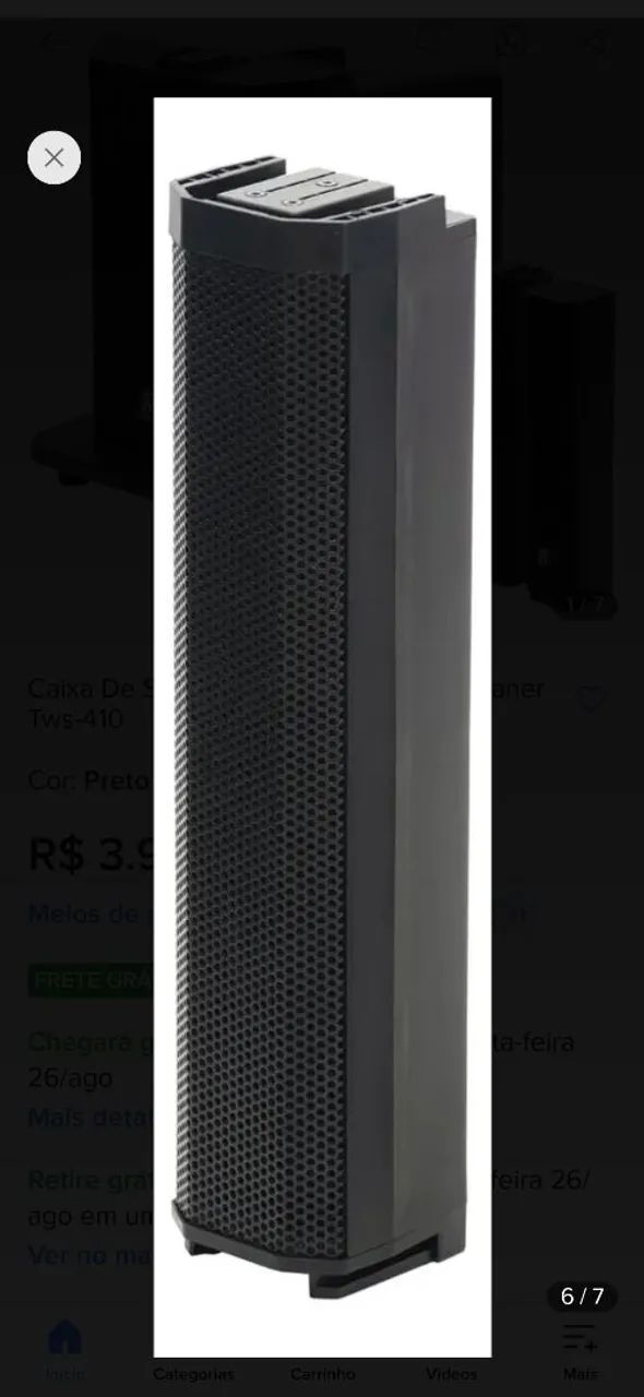Caixa ativa torre line Array Staner TWS-410 - Foto 4