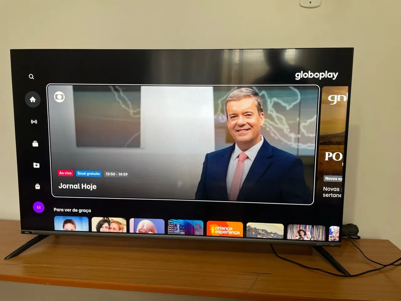 Televisão Philco 4k UHD Semi nova