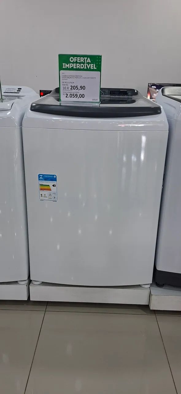 Máquina de lavar 15kg Electrolux 