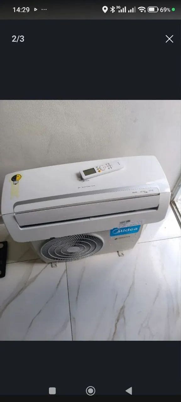 Ar condicionado midea inverter 9 mil  - Foto 2