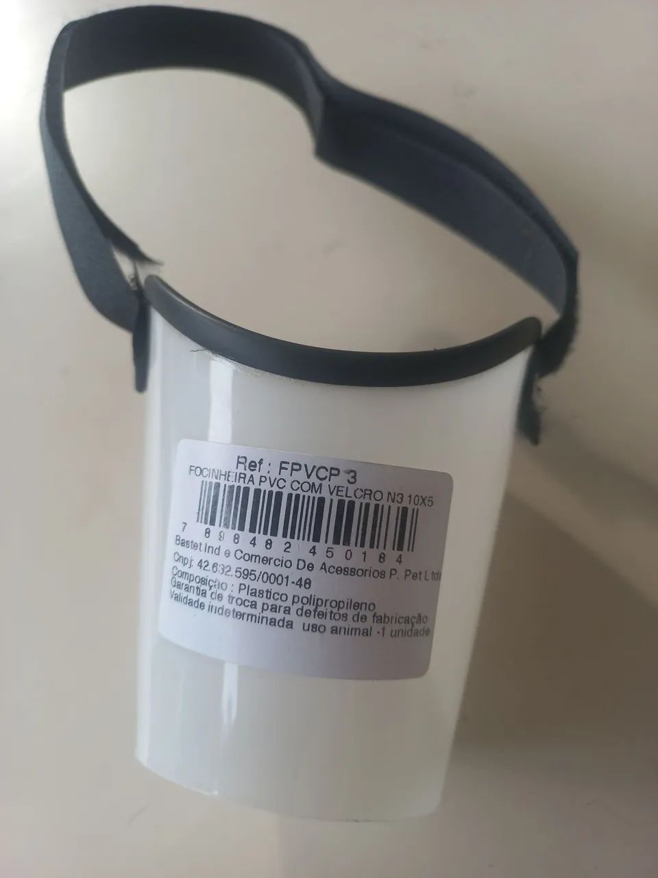 Focinheira pvc n°3 com velcro