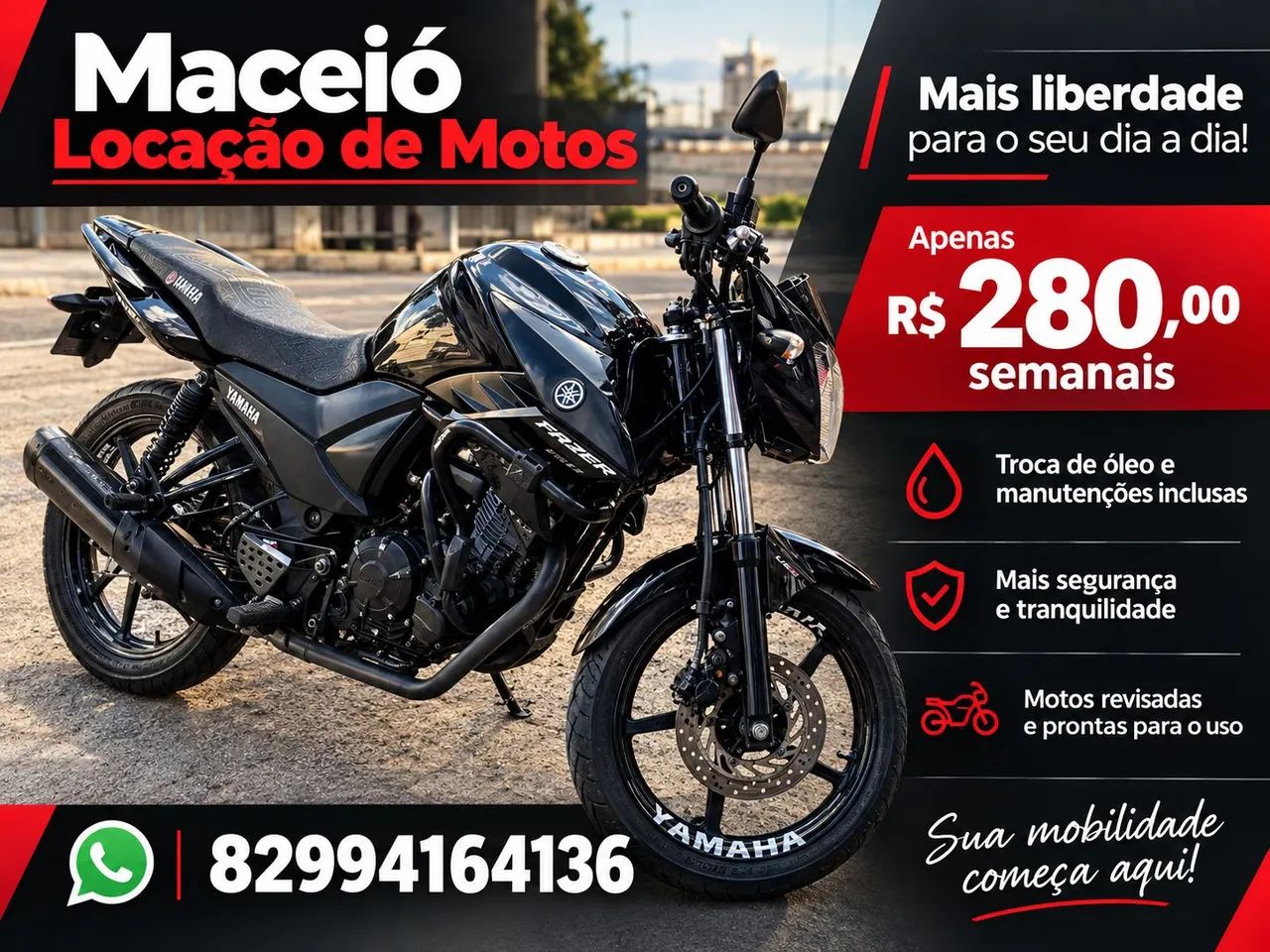 Fazer 150 Locação