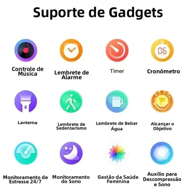 Kit Smartwatch com 7 pulseiras - Foto 4