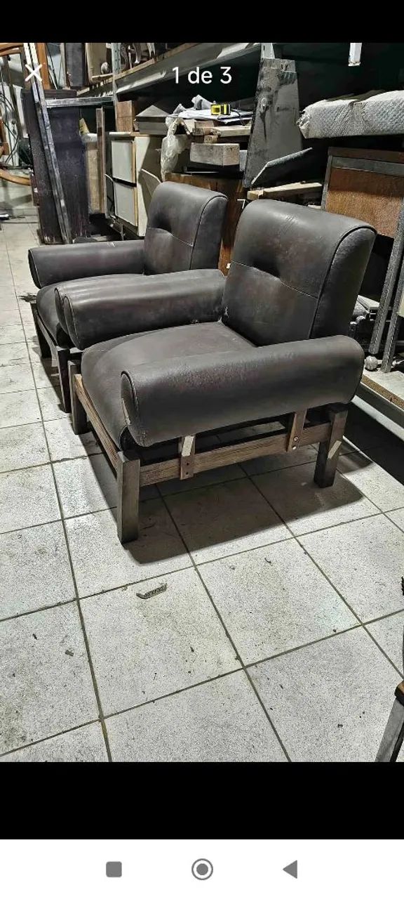 Poltrona antigas, precisa ser restauradas 11,500 - Foto 3