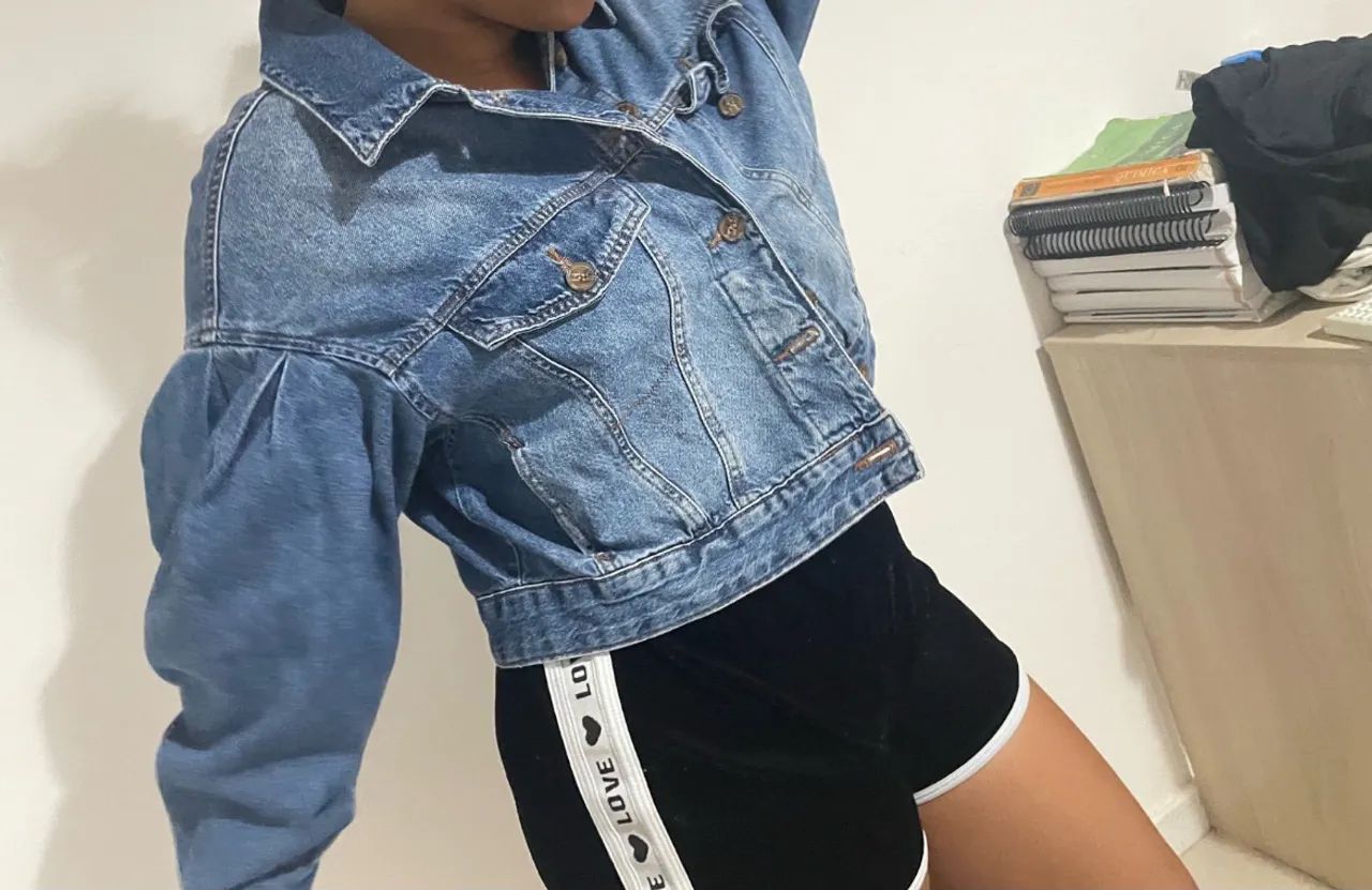 Jaqueta jeans feminina  - Foto 3