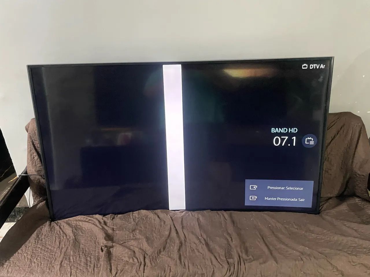 TV Samsung Curva 65 Polegadas com Defeito na Tela - Foto 3