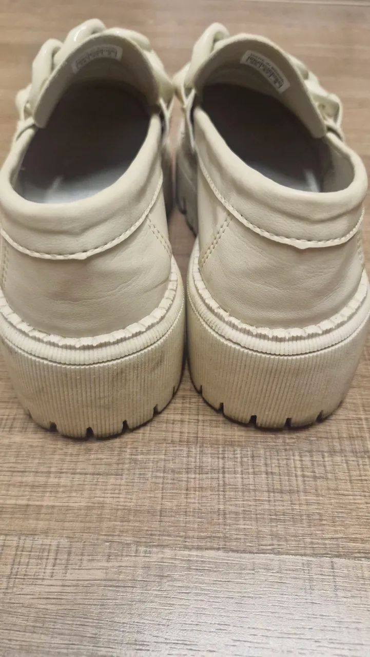 Mocassim tratorado off white - Foto 4